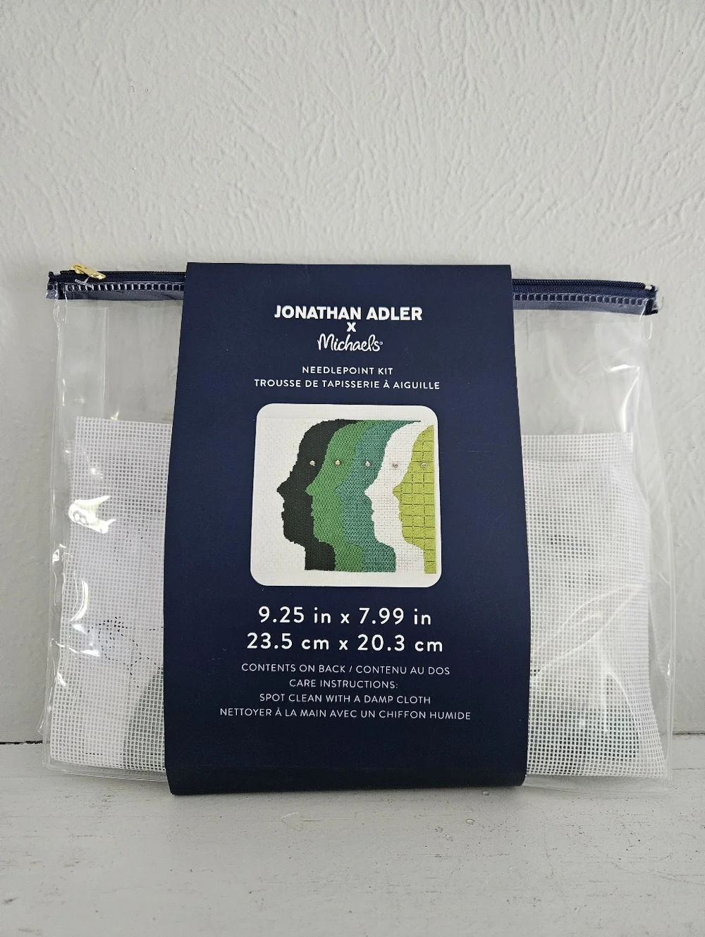 NWT Michaels X Jonathan Adler Bundle Of 2 Needlepoint Art Kits- Atlas Faces